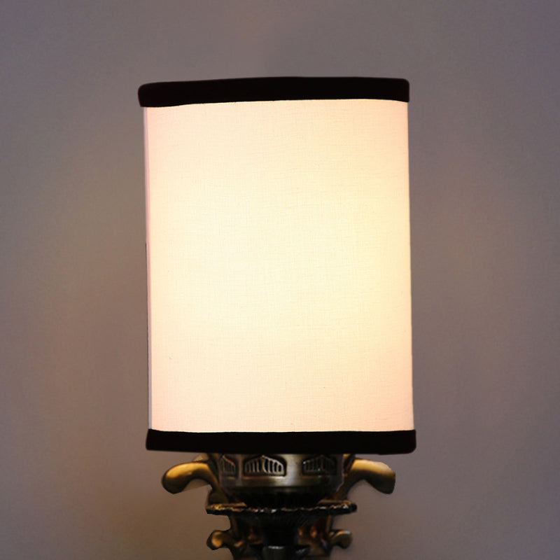 Wall Lamp - Vista Edrel Cylindrical Wall Lamp - White & Black