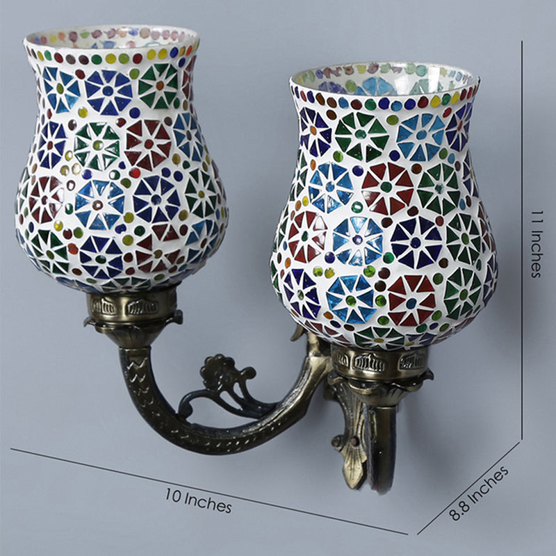 Wall Lamp - Zava Twinner Mosaic Wall Lamp