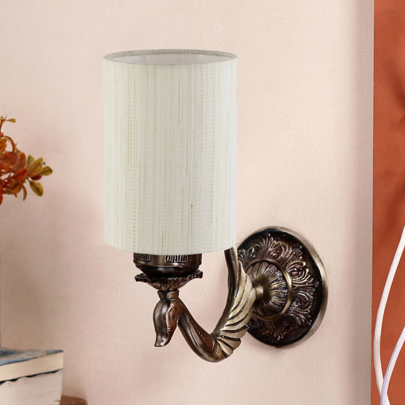 Wall Lamp - Amro Retro Cylindrical Wall Lamp - Off White