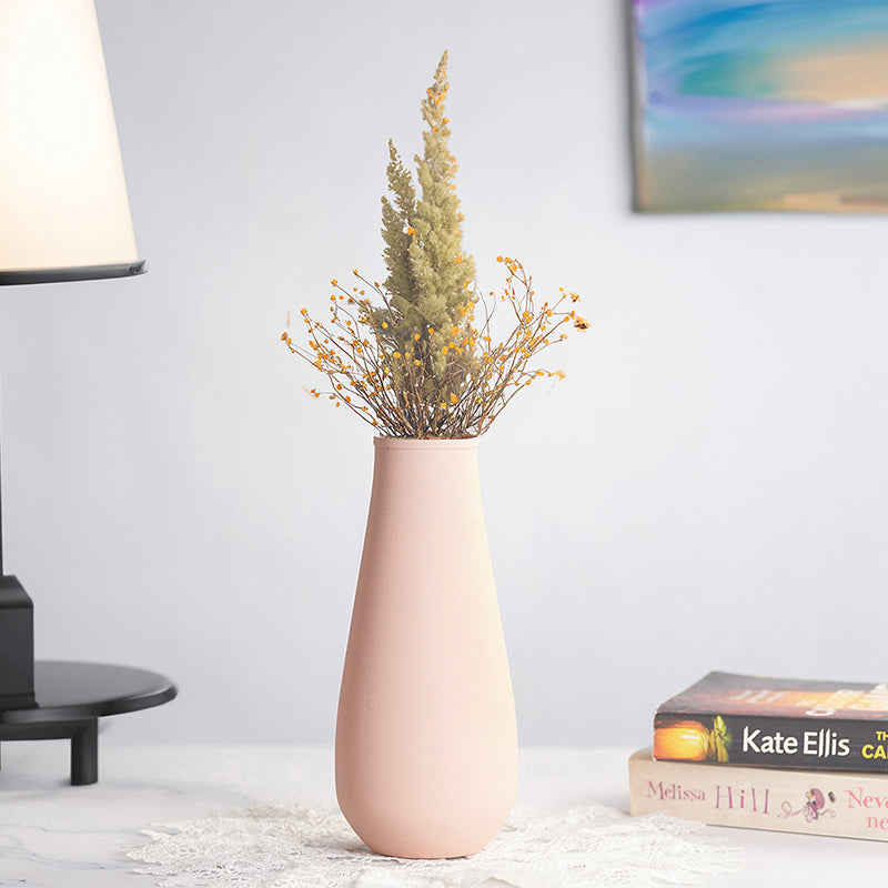 Buy Nature Nelsa Vase - Peach Vase from Vaaree