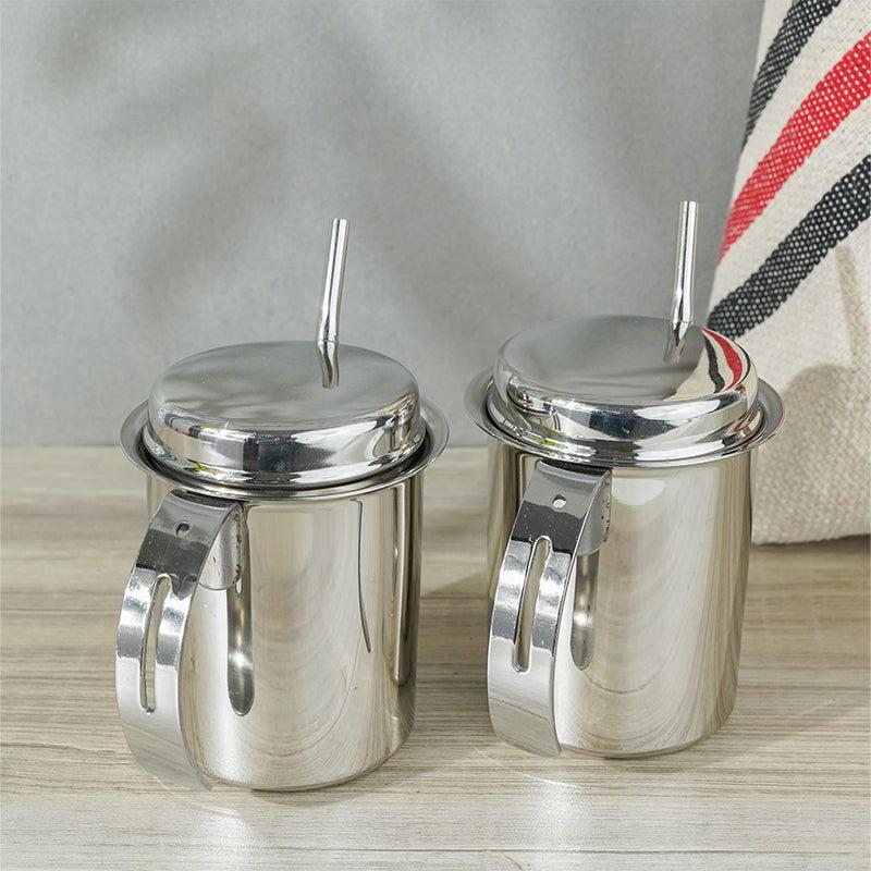 Buy Altomer Stainless Steel Sipper With Straw (225 ML) - Set Of Two Sipper from Vaaree