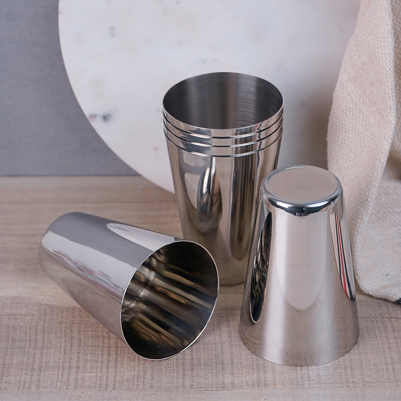 Buy Hiko Stainless Steel Tumbler (350 ML) - Set Of Six Tumbler from Vaaree