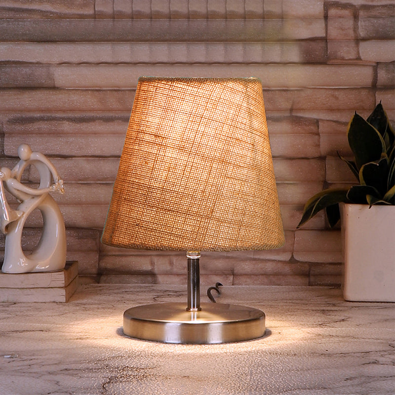 Table Lamp - Vidro Table Lamp With Jute Shade - Beige