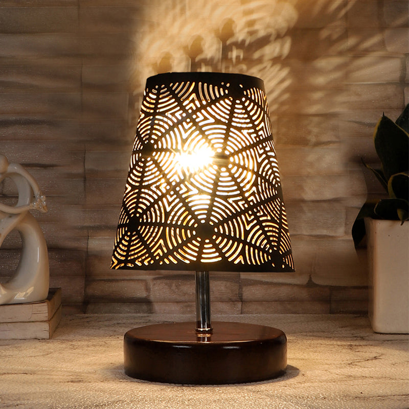 Table Lamp - Mita Flora Etched Table Lamp