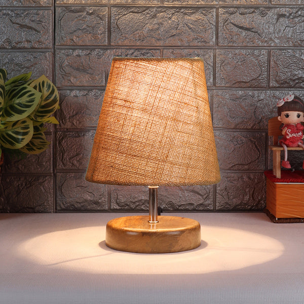 Table Lamp - Petricho Table Lamp With Jute Shade - Beige