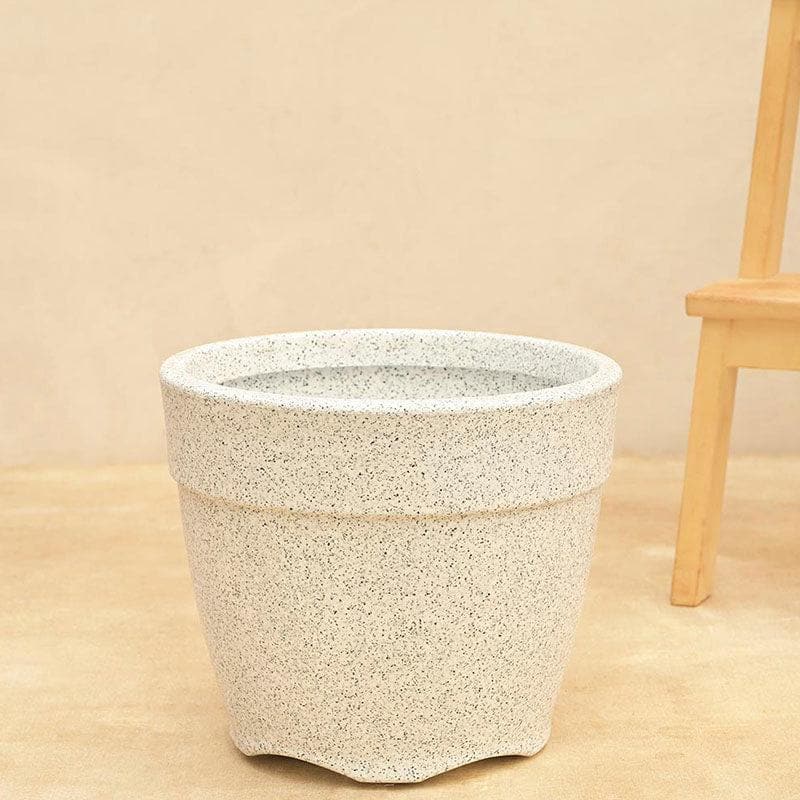 Buy Ugaoo Barca Round Small Planter - White Pots & Planters from Vaaree