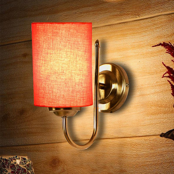 Buy Altura Cylindrical Wall Lamp - Orange Wall Lamp from Vaaree