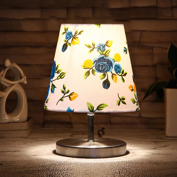 Table Lamp - Vidro Blue Fleur Table Lamp