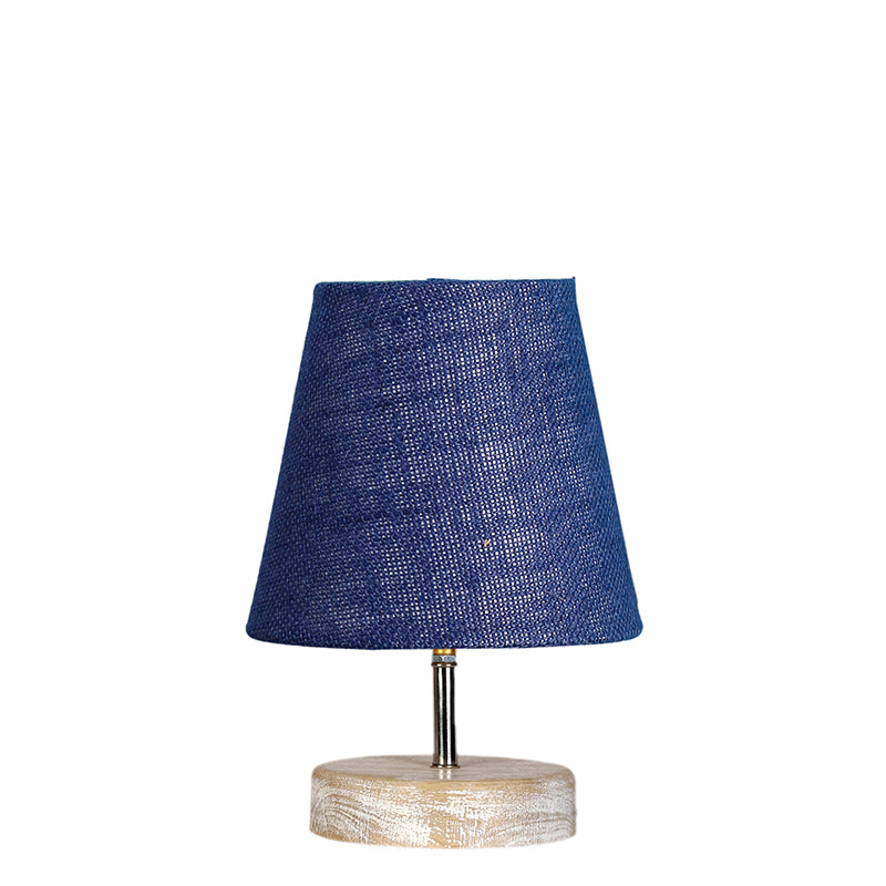 Table Lamp - Renvo Table Lamp With Jute Shade - Blue