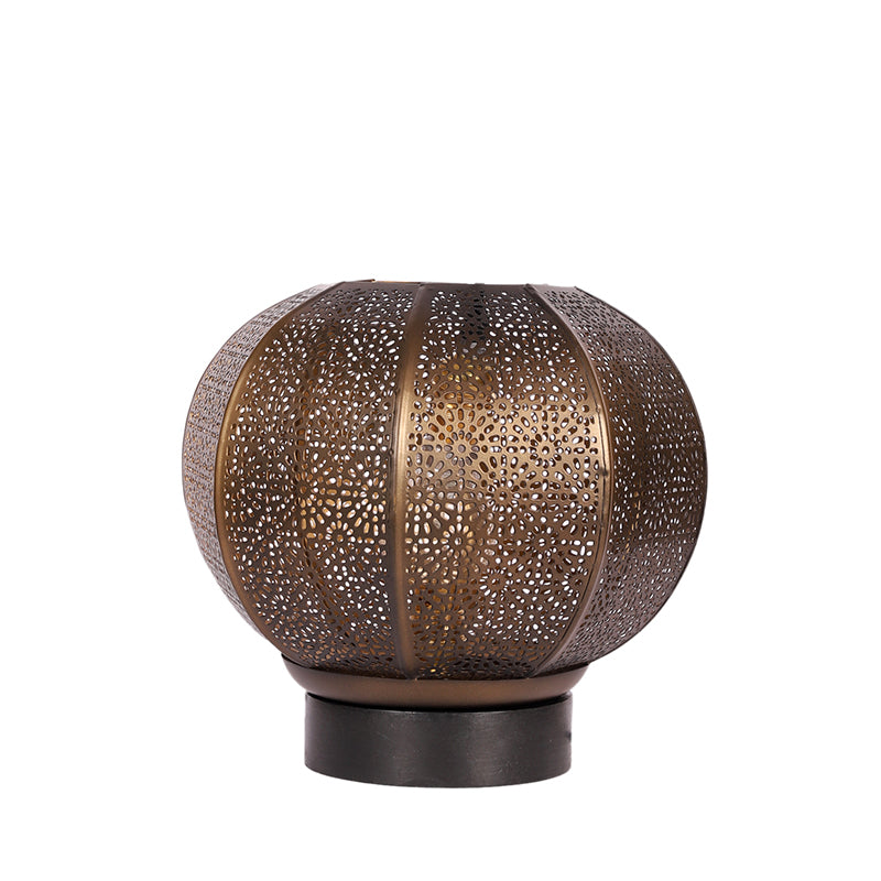 Table Lamp - Jwaala Round Etched Table Lamp