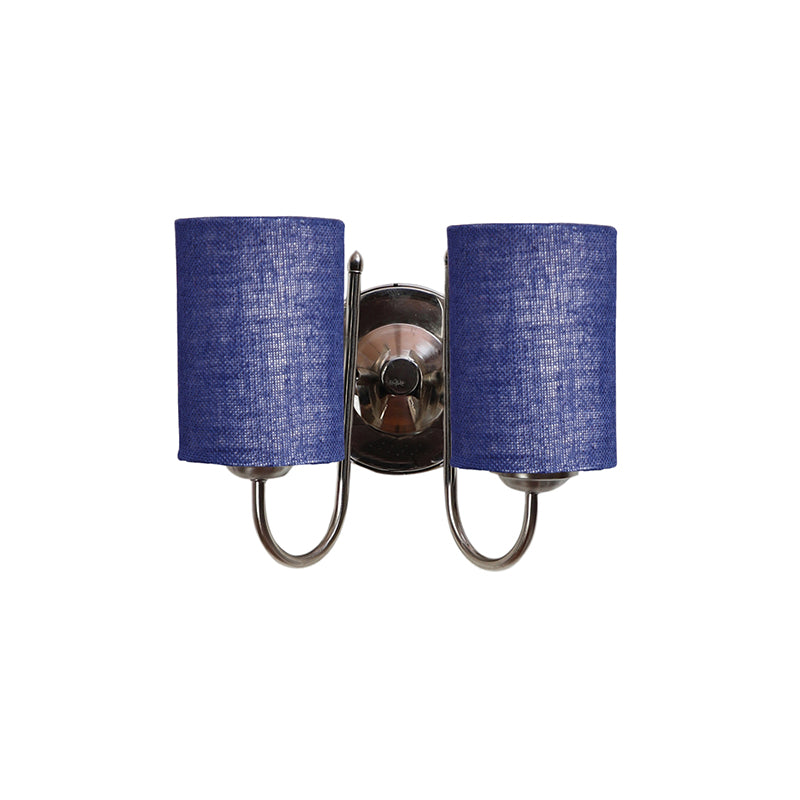 Wall Lamp - Veda Duo Cylindrical Wall Lamp - Blue