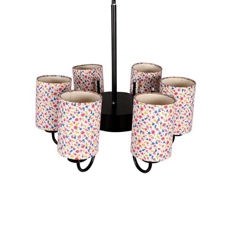 Ceiling Lamp - Color Splash Cylindrical Viya Chandelier