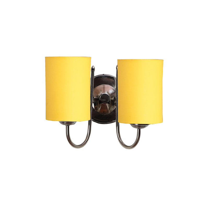 Buy Veda Duo Cylindrical Wall Lamp - Yellow Wall Lamp from Vaaree