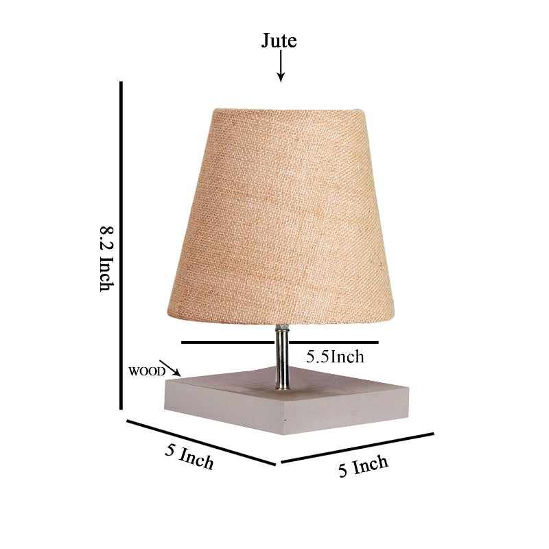 Table Lamp - Alsa Table Lamp With Jute Shade - Beige