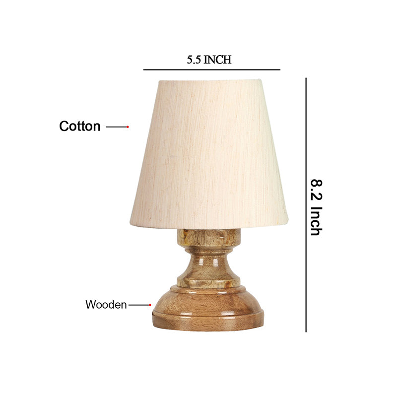 Buy Harolda Table Lamp - Off White Table Lamp from Vaaree