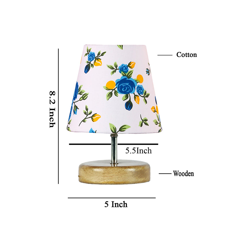 Table Lamp - Petricho Blue Fluer Table Lamp