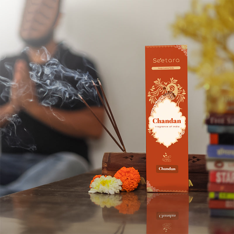 Buy Urvi Chandan Scented Incense Stick Incense Sticks & Cones from Vaaree