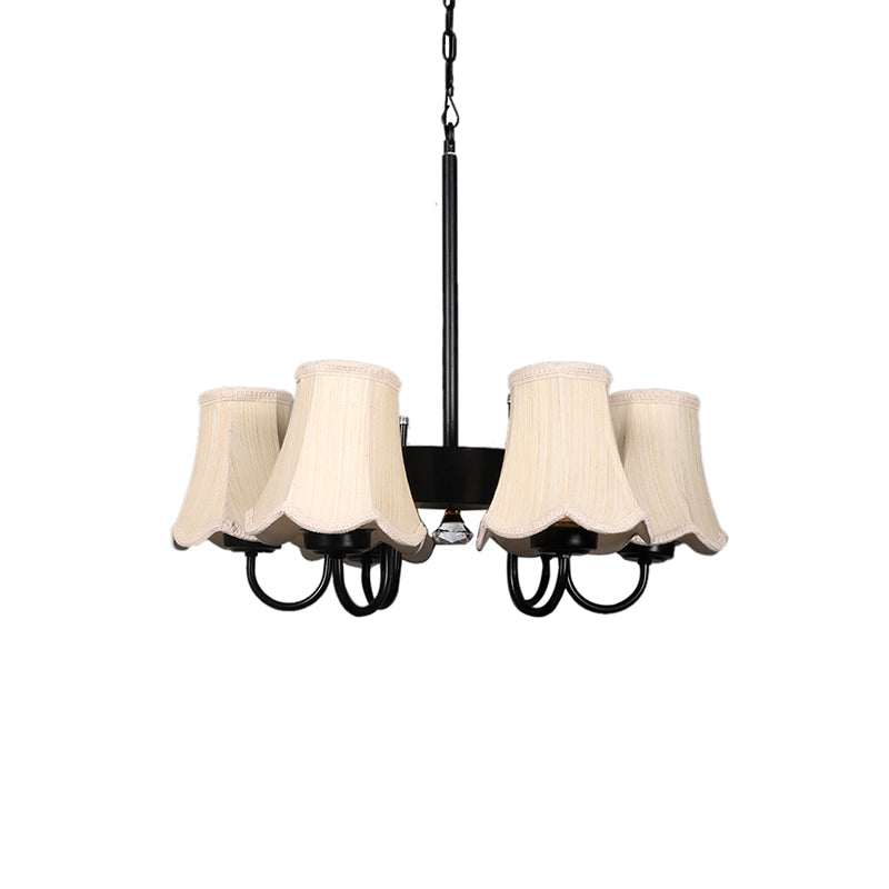 Ceiling Lamp - Bella Conical Viya Chandelier - Off White