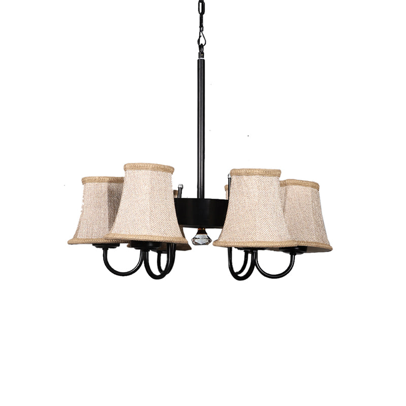 Buy Bellona Conical Viya Chandelier - Beige Ceiling Lamp from Vaaree