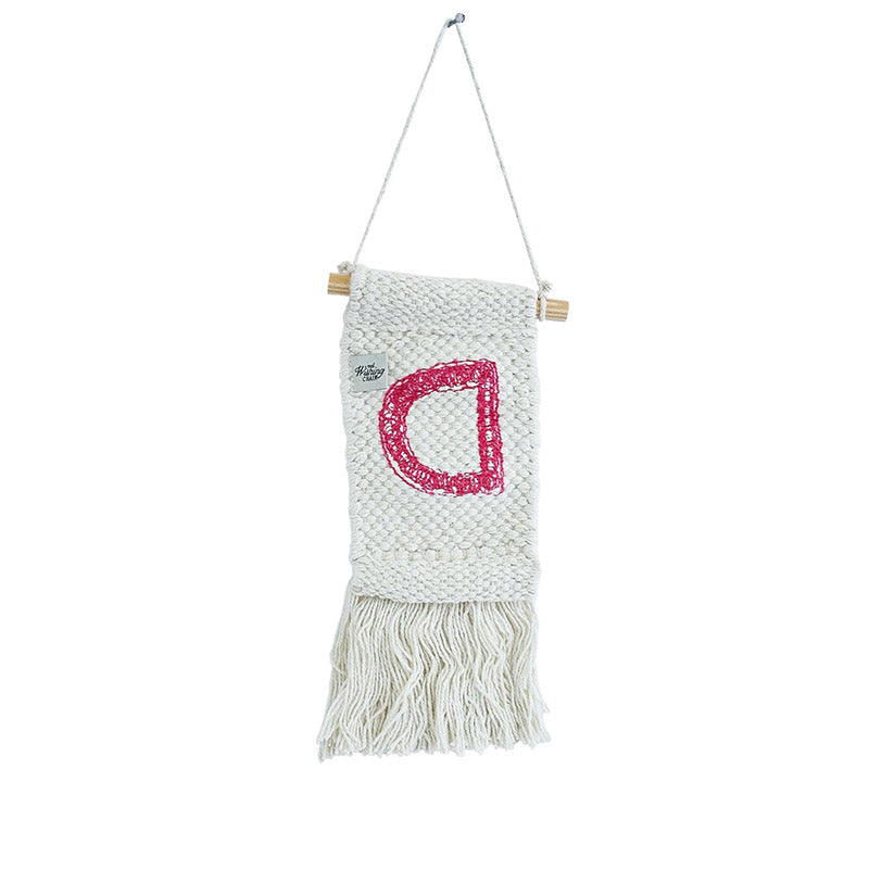 Wall Tapestry - D Monogram Mini Wall Hanging