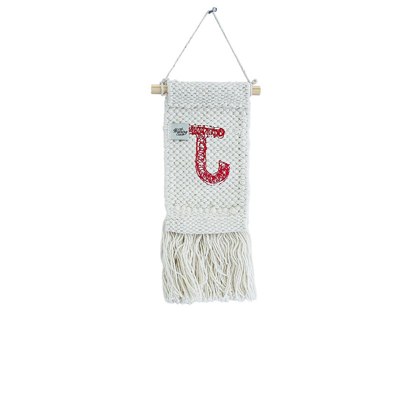 Wall Tapestry - J Monogram Mini Wall Hanging