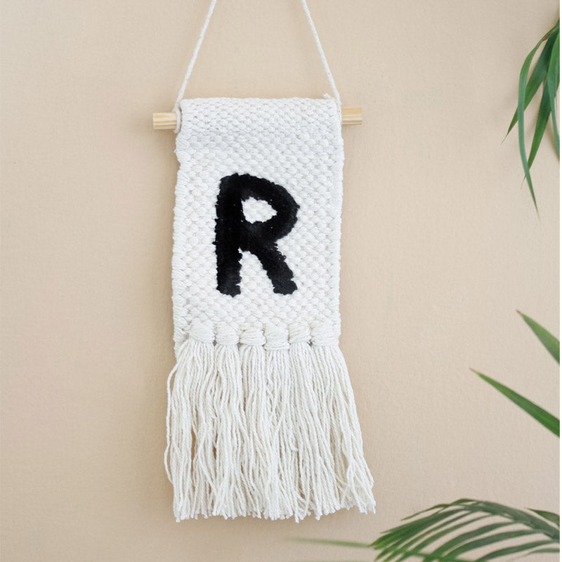 Wall Tapestry - R Monogram Mini Wall Hanging