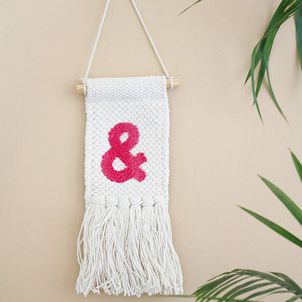 Wall Tapestry - & Monogram Mini Wall Hanging