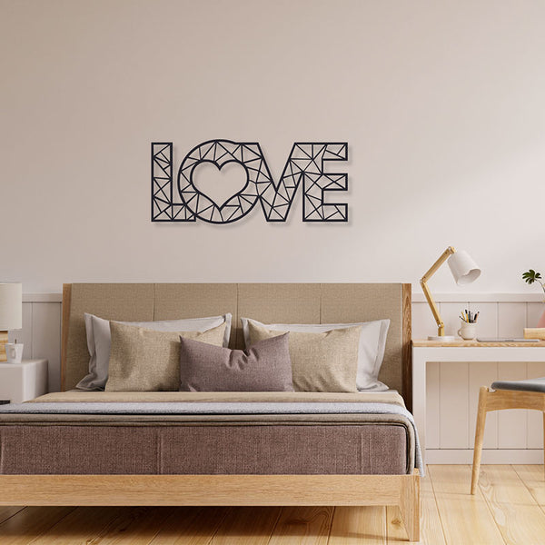 Wall Accents - Love Fill Black Wall Art