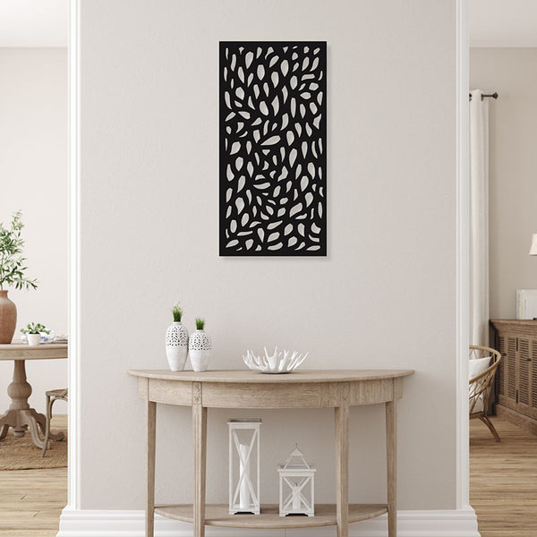 Wall Accents - Mixo Black Panel Wall Art