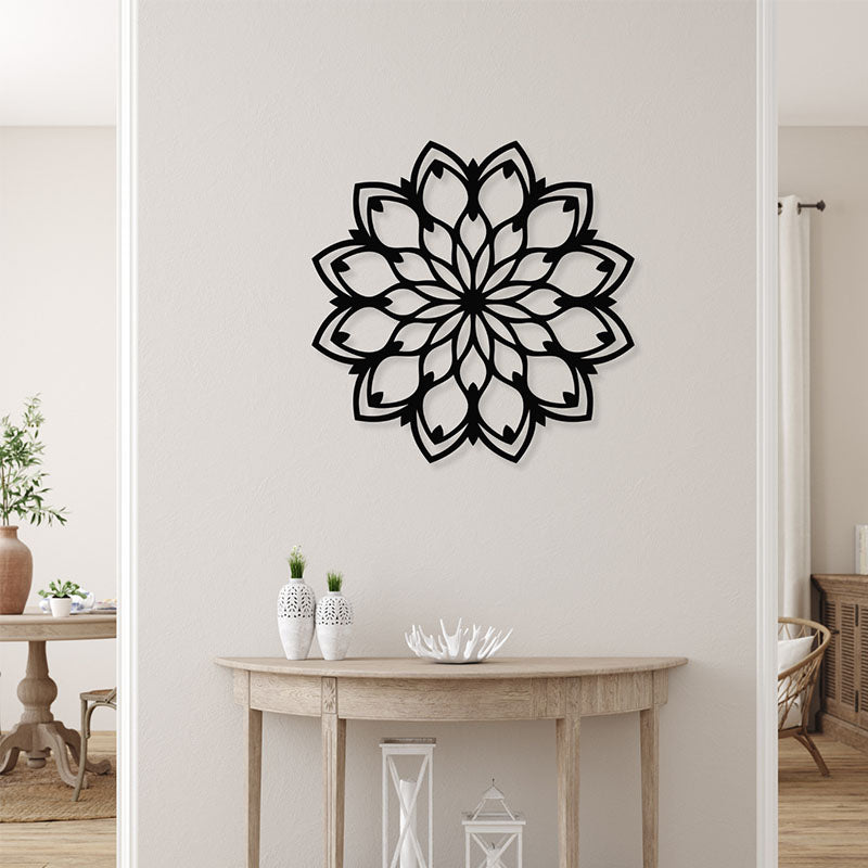 Buy Narta Mandala Black Wall Art Wall Accents from Vaaree