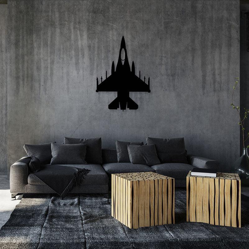 Buy Fighter Jet Black Wall Art Wall Accents from Vaaree