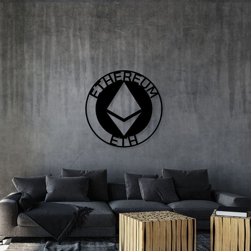 Wall Accents - Ethereum Black Wall Art