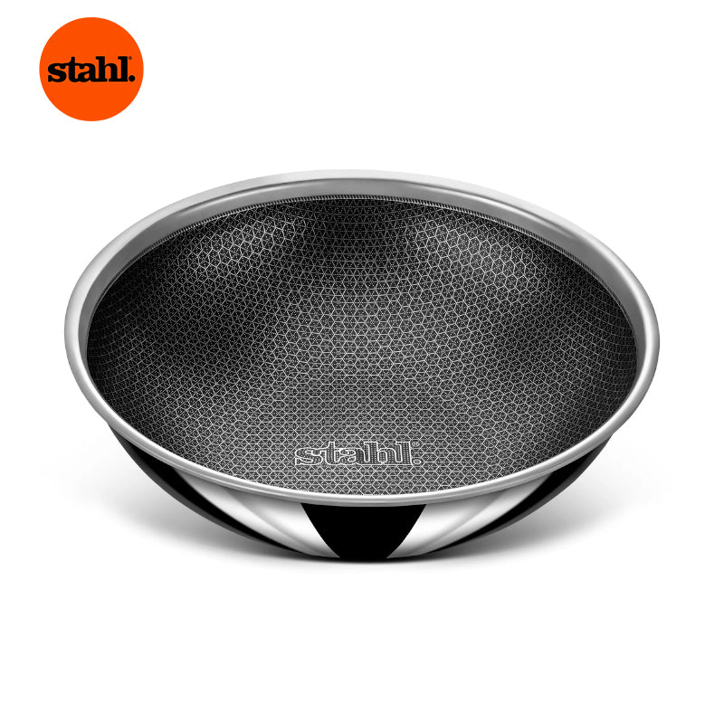 Kadhai - Stahl Kadhai With Lid - 1200 ML/8 Inches