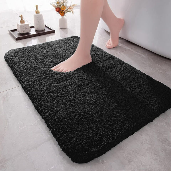 Buy Lois Anti Skid Bath Mat - Black Bath Mats from Vaaree