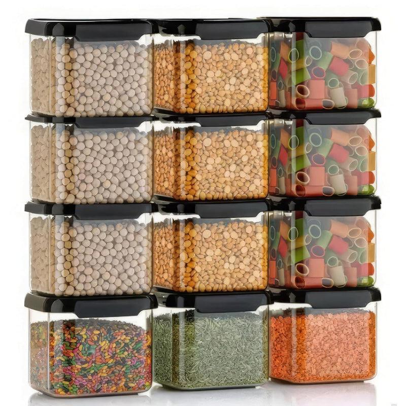 Buy Tomo Airtight Storage Jar (500 ML) - Set Of Eight Container from Vaaree