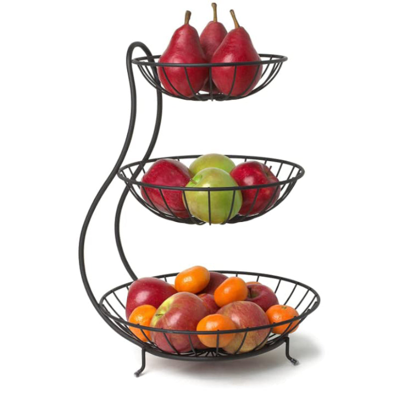 Fruit Basket - Health Store 3-Tier Fruit Basket