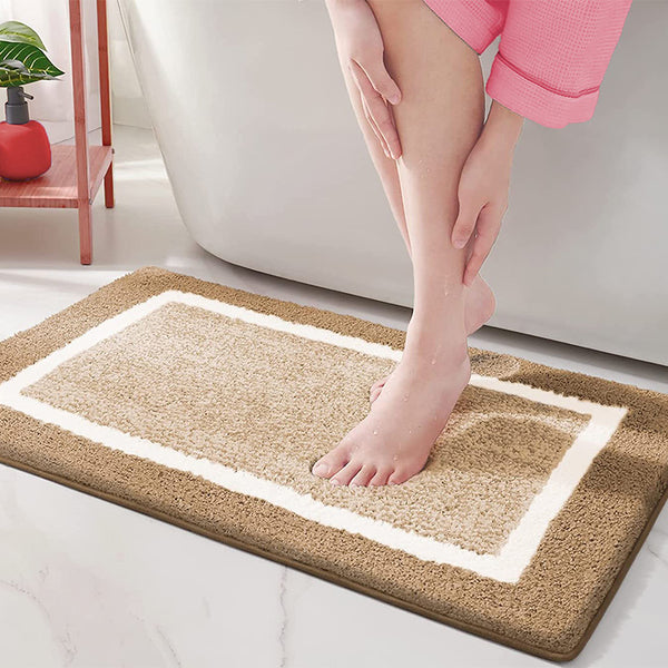 Buy Luxe Anti Skid Bath Mat - Beige Bath Mats from Vaaree