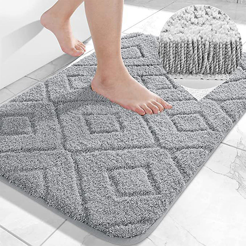 Buy Zella Anti Skid Bath Mat - Silver Bath Mats from Vaaree