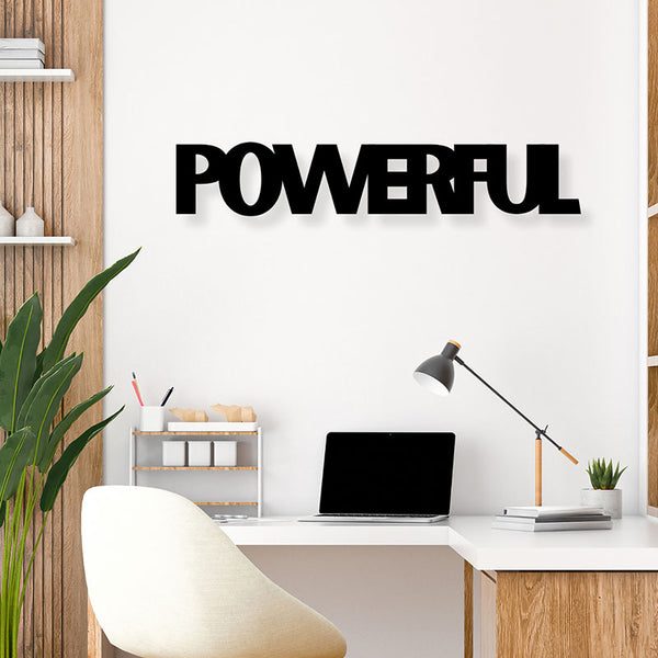 Wall Accents - Powerful Typography Wall Art