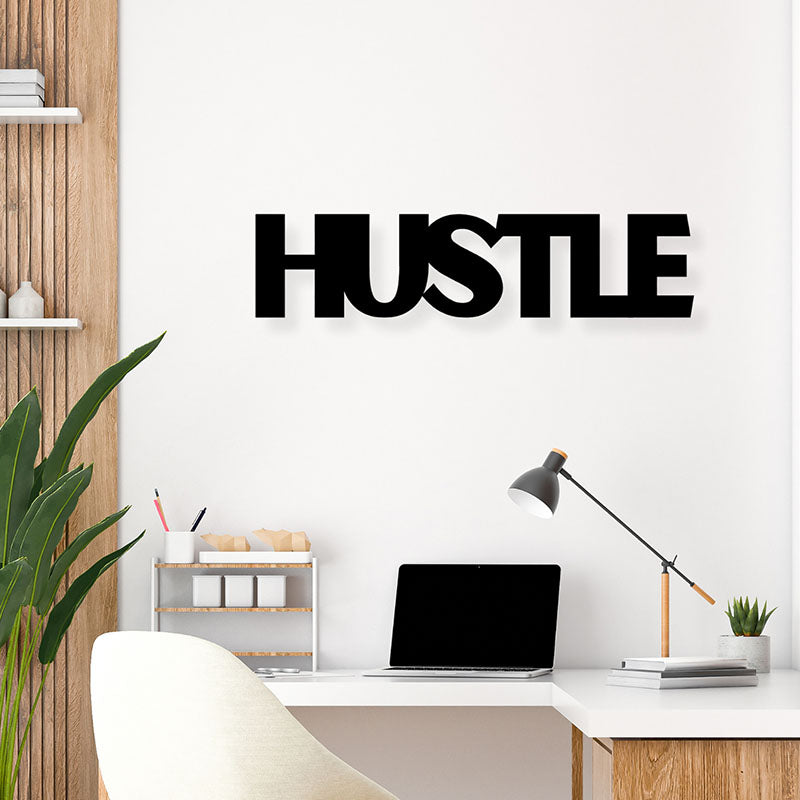 Buy Hustle Typography Wall Art Wall Accents from Vaaree