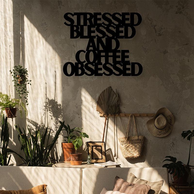 Buy Coffee Obsessed Typography Wall Art Wall Accents from Vaaree