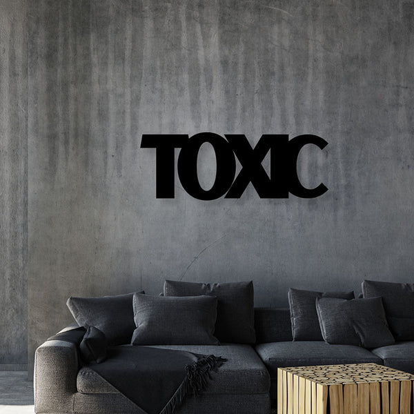 Wall Accents - Toxic Typography Wall Art