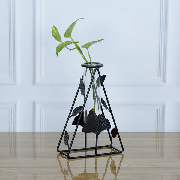 Vase - Gardenia Test Tube Planter - Black