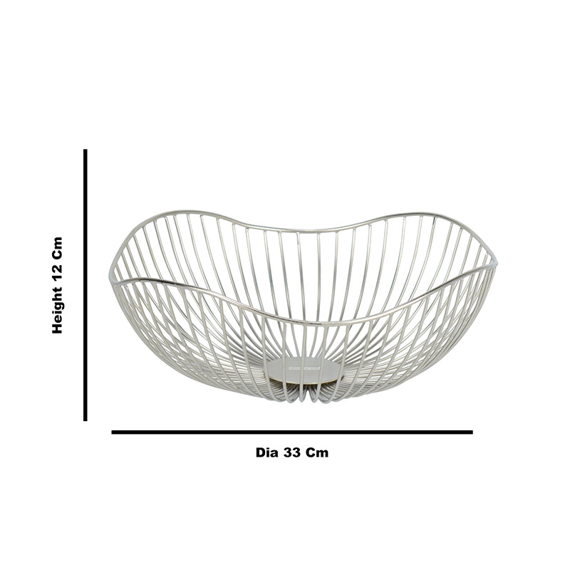 Fruit Basket - Ruflo Fruit Basket - Silver