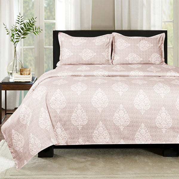 Avni Ethnic Bedding Set - Pink