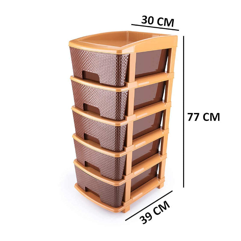 Buy Draw Stack 5 Tier Multipurpose Organizer Racks from Vaaree