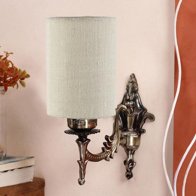 Buy Vista Edrel Cylindrical Wall Lamp - White Wall Lamp from Vaaree