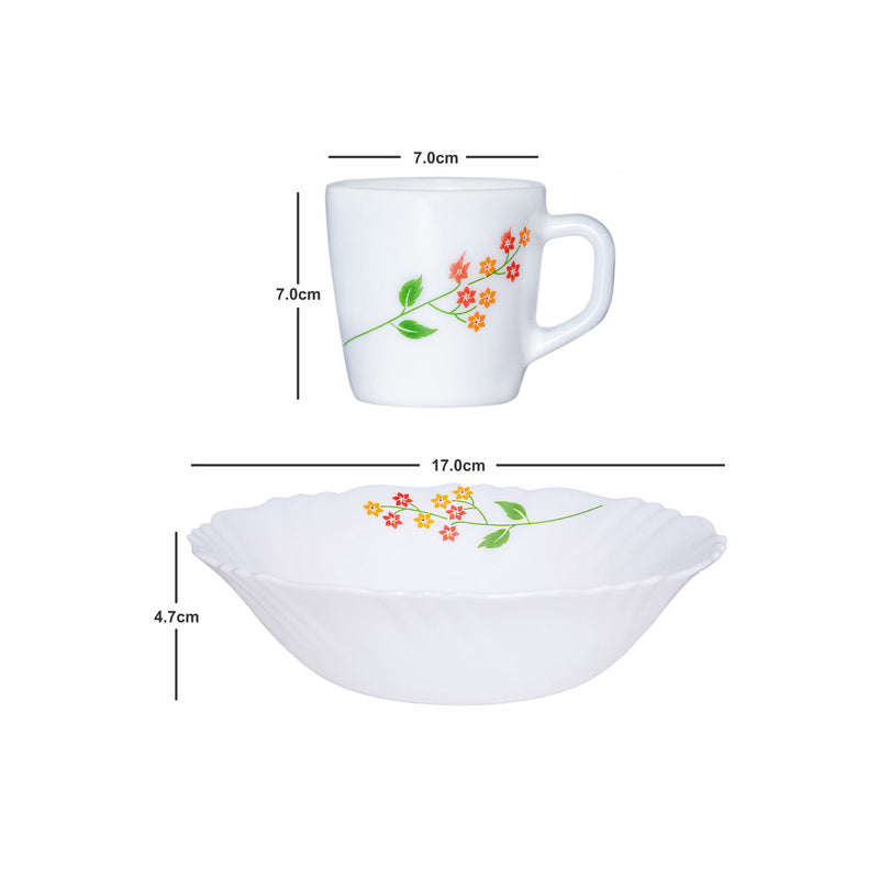 Tea Sets & Tea Pots - Flowery Max Tea & Snack Set - Five Piece Set