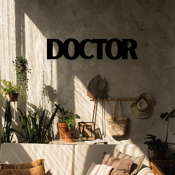 Wall Accents - Doctor Typography Wall Art