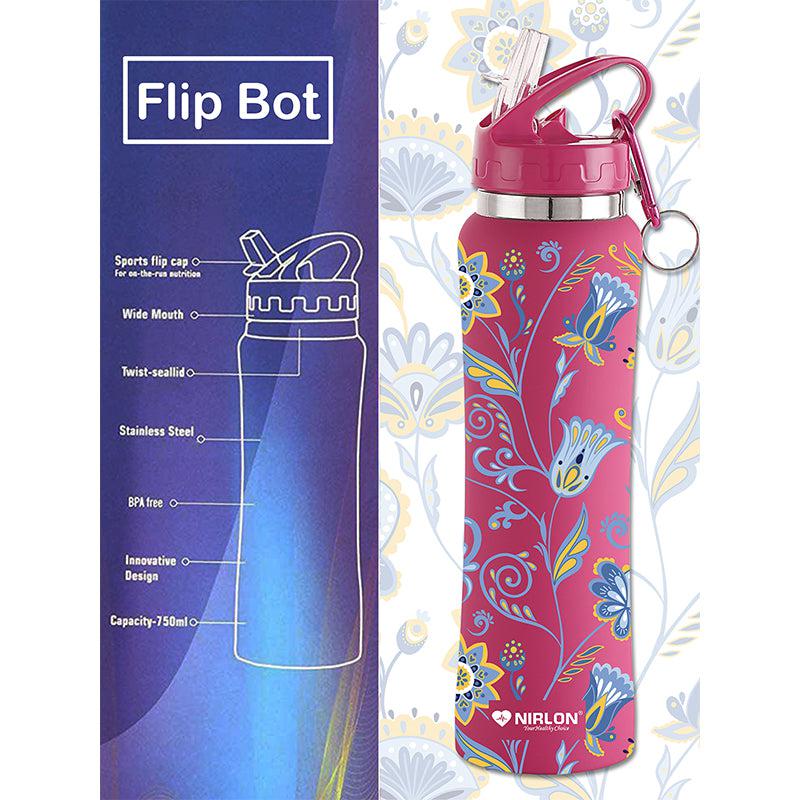 Buy Mosa Floral Sipper Water Bottle - 750 ML Sipper from Vaaree